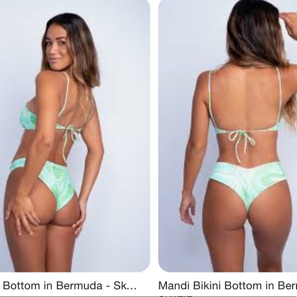 ISO Bermuda Print Bottoms - Picture 2 of 2